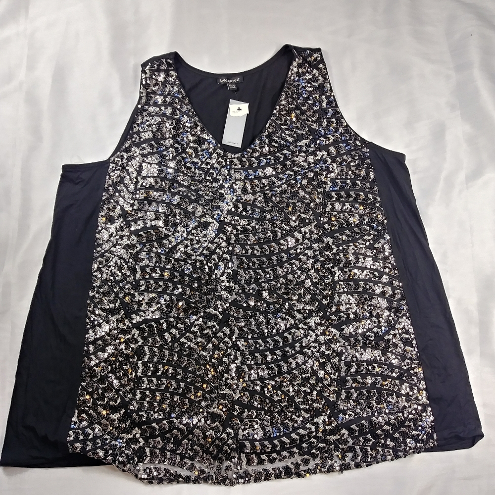 NWT Lane Bryant Sequin Tank